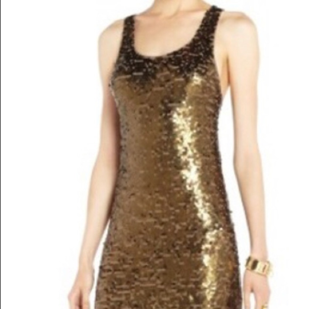 BCBG long sequin gown